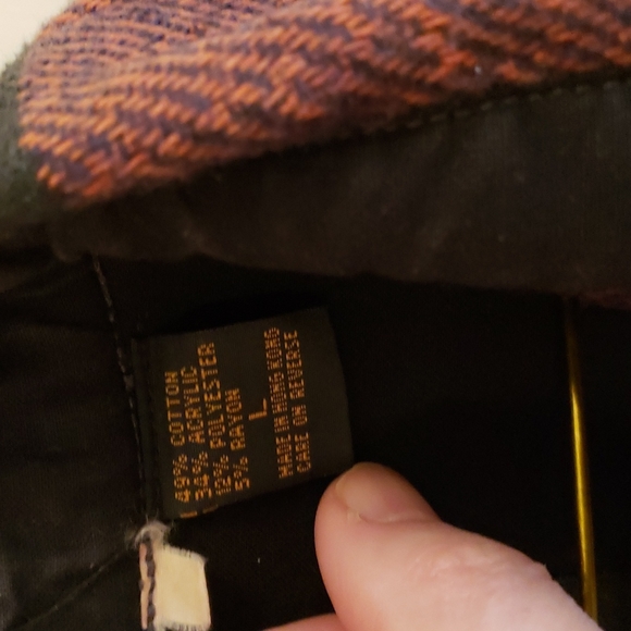 Vintage Fila Plaid Sweater Coat Size L - Picture 6 of 14